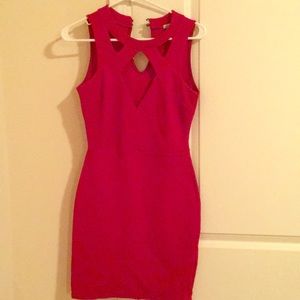 Red Charlotte Russe bodycon dress